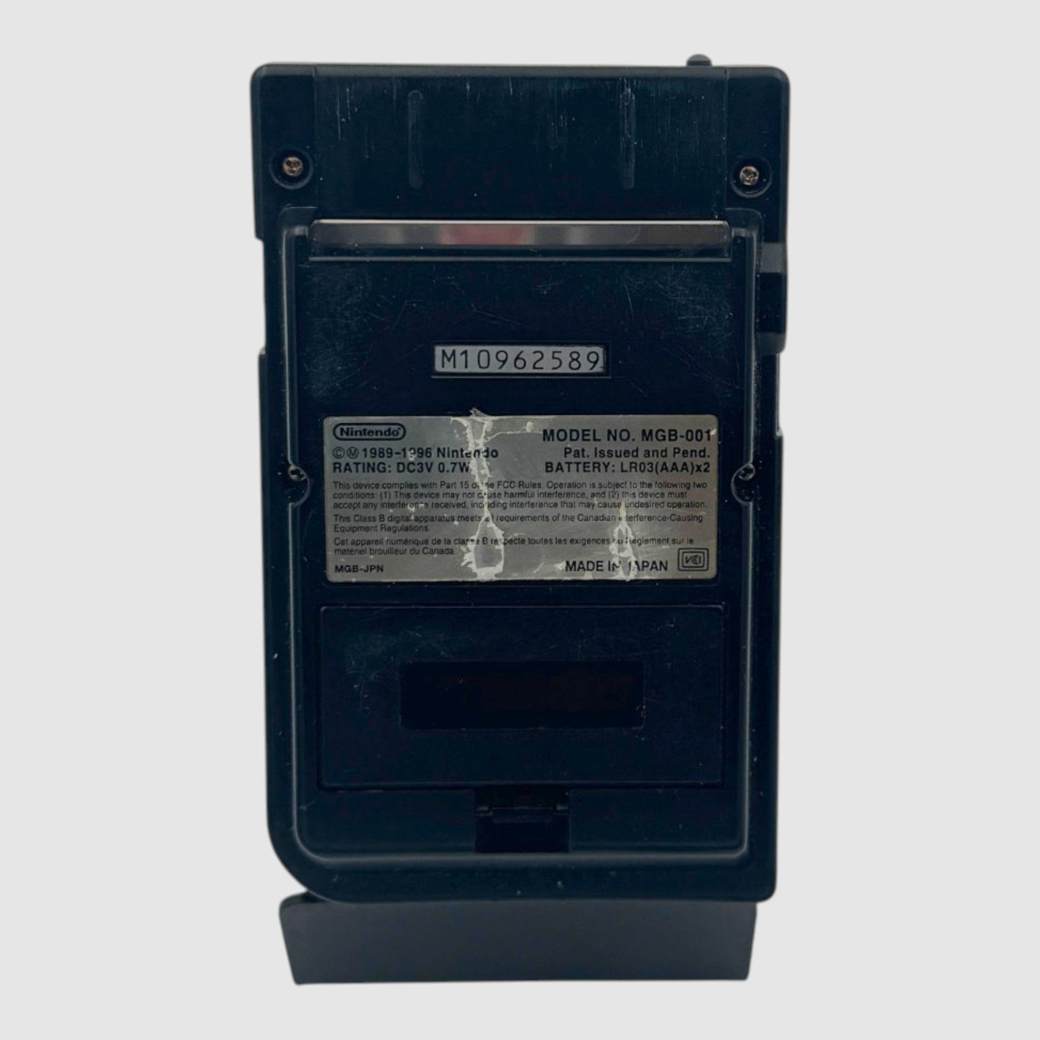 Game Boy Pocket Negra