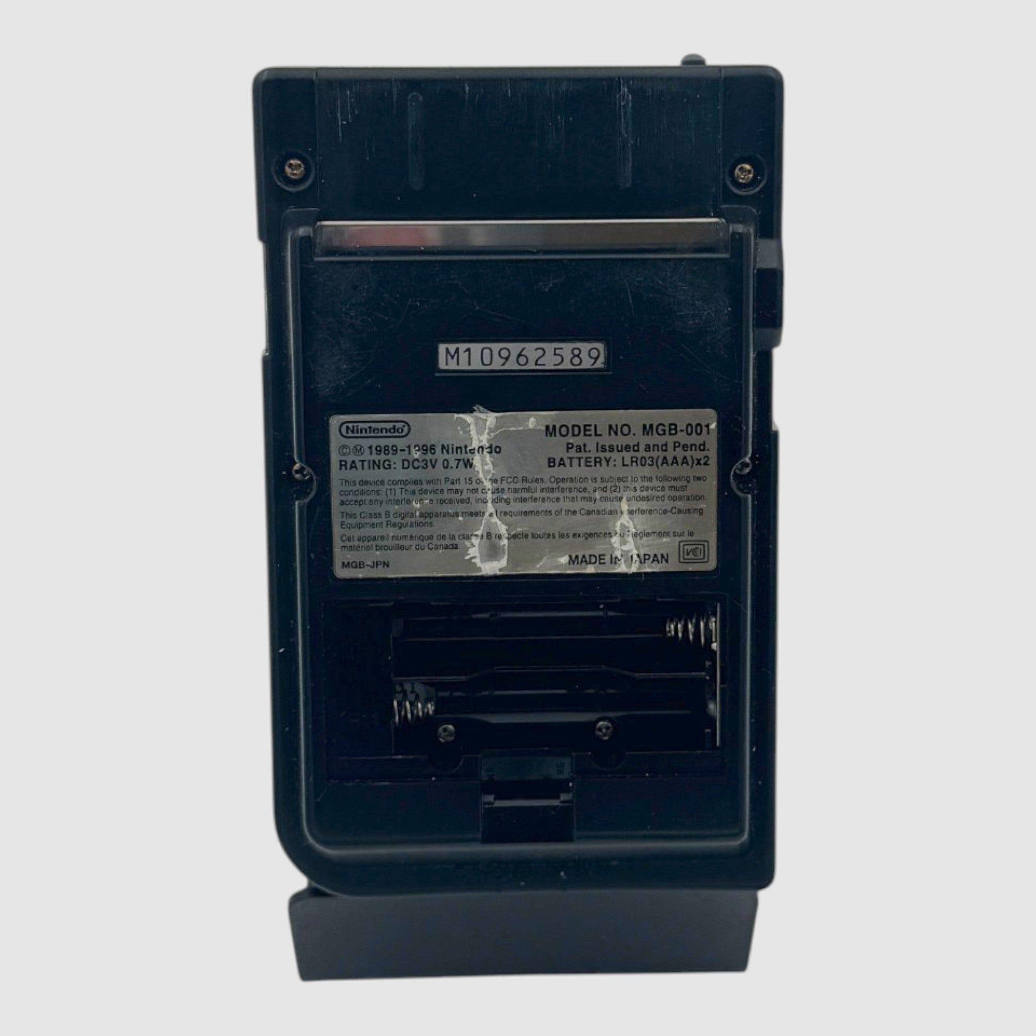 Game Boy Pocket Negra