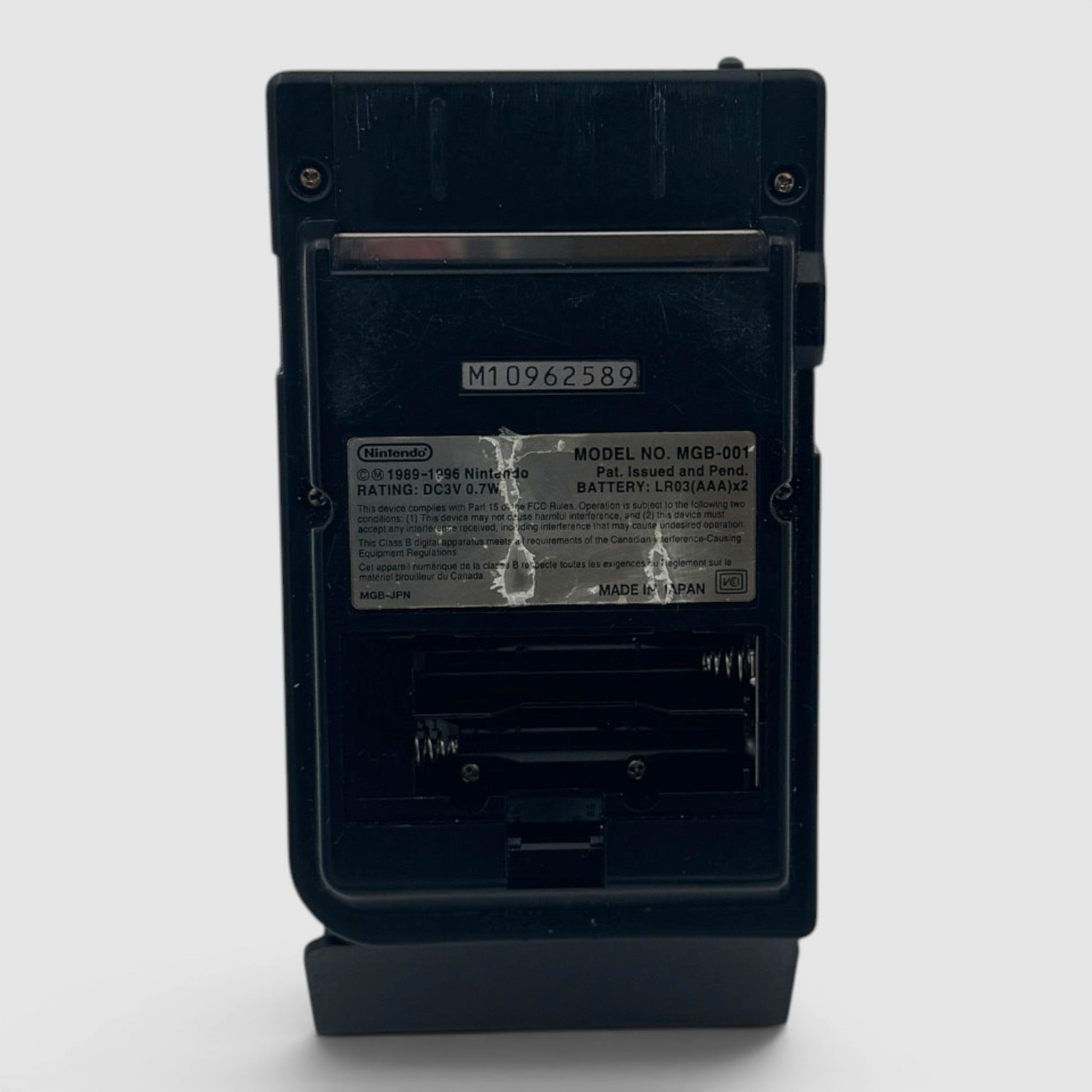 Game Boy Pocket Negra