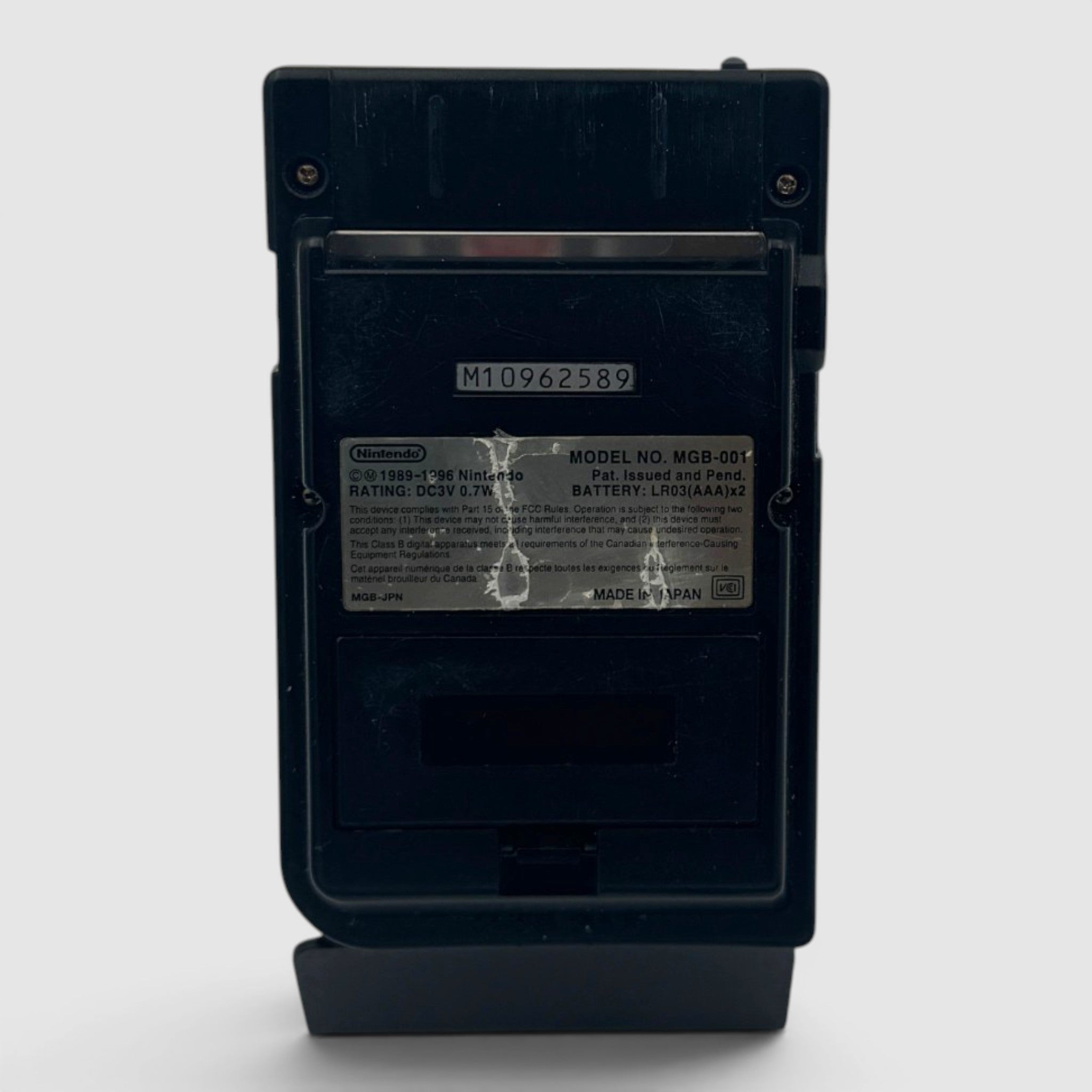 Game Boy Pocket Negra