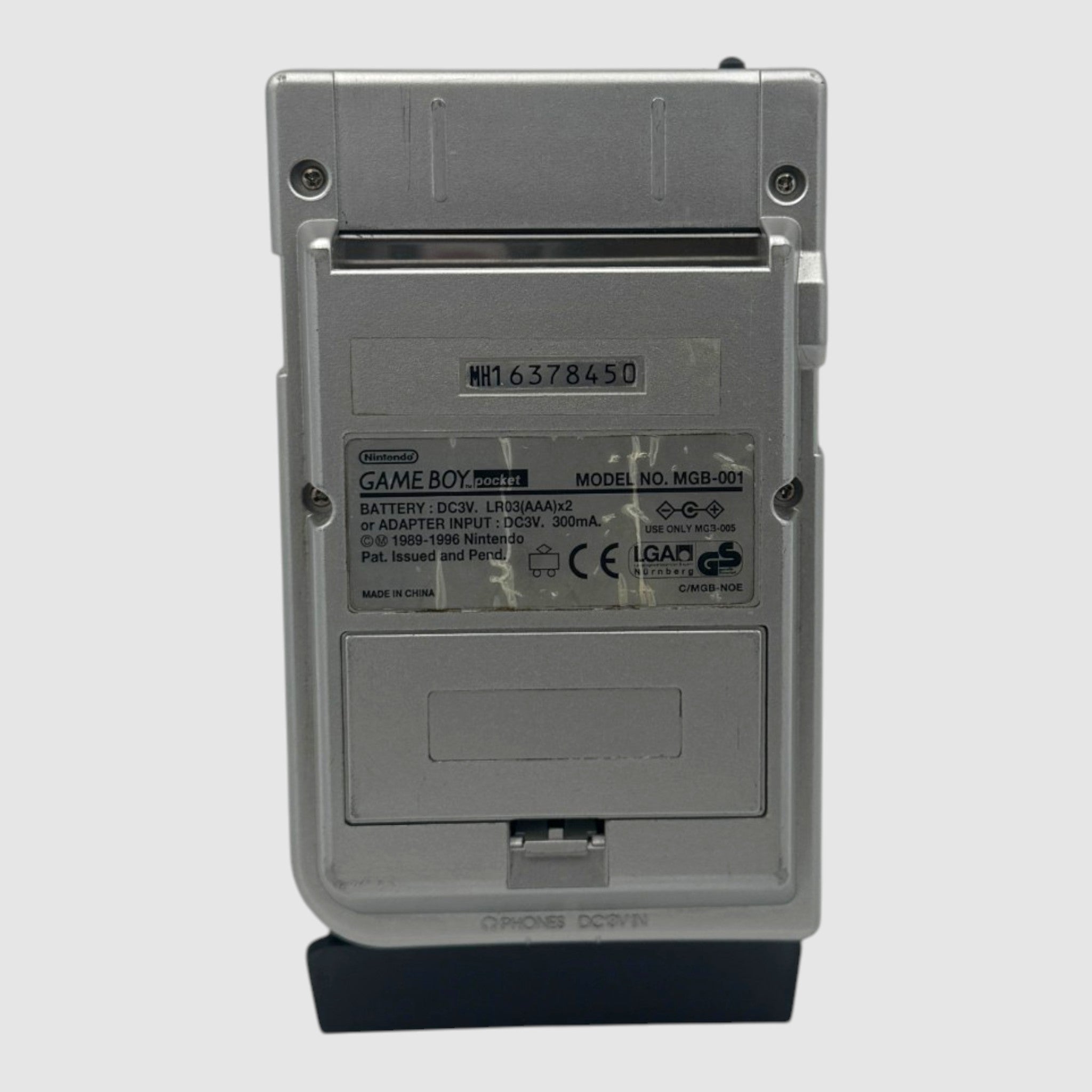 Game Boy Pocket Plateada