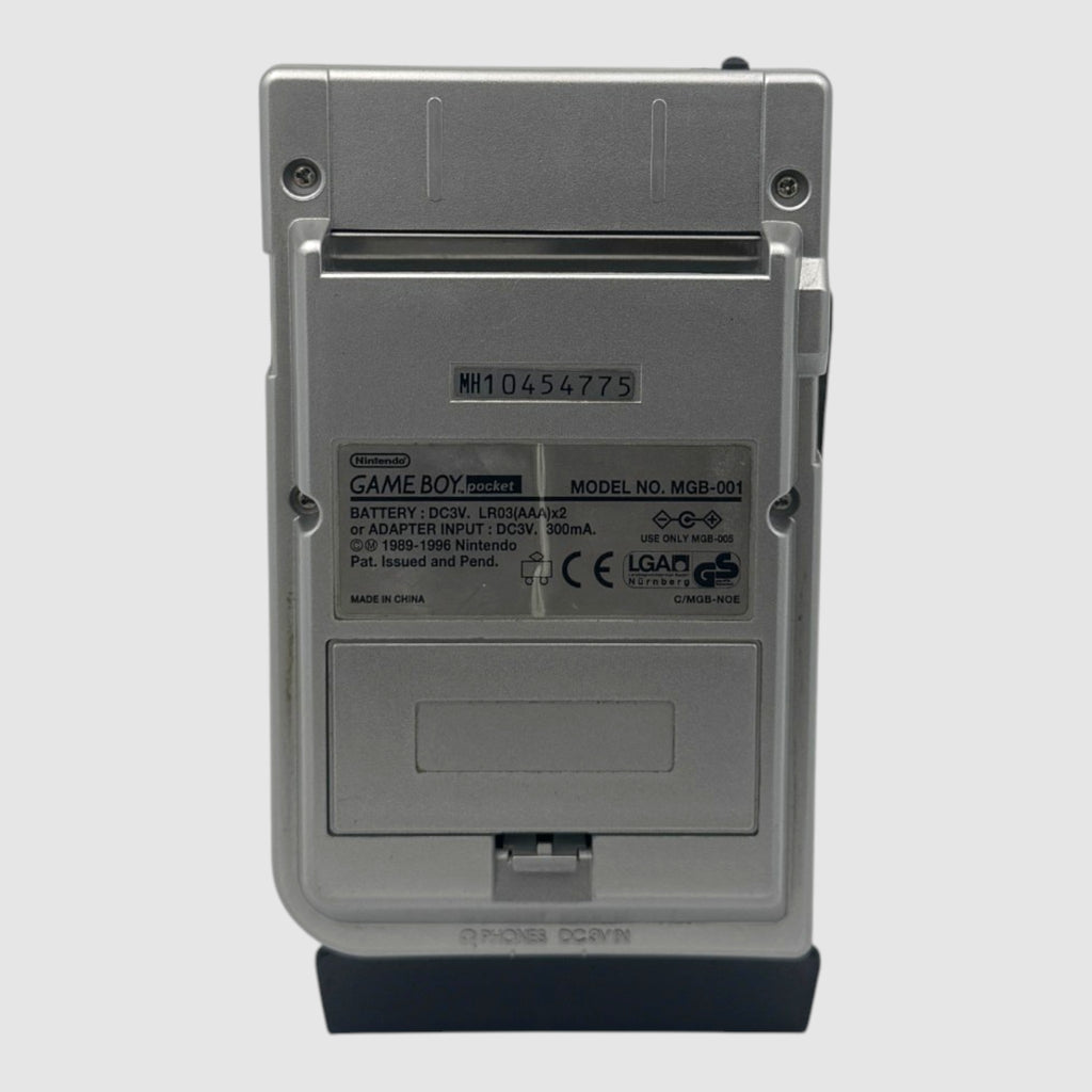 Game Boy Pocket Plateada - sin manual