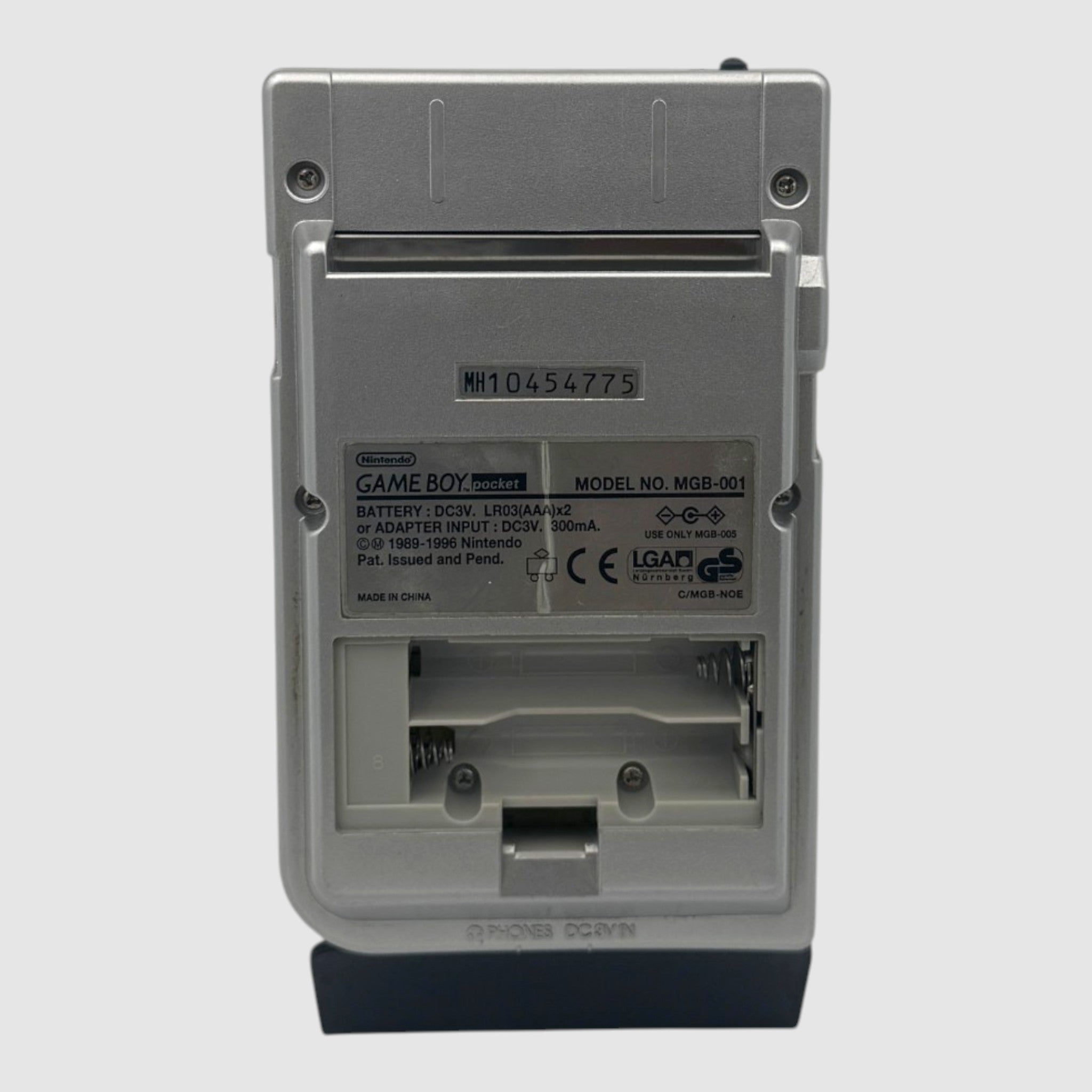 Game Boy Pocket Plateada - sin manual