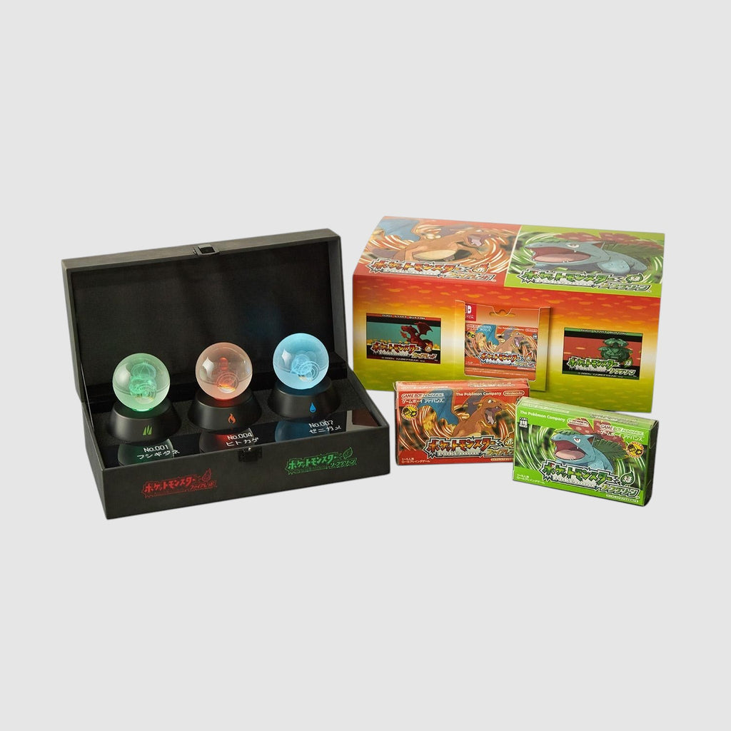 Pokémon Edición Especial 30 Aniversario Rojo Fuego & Verde Hoja (Set Pokeballs luminosas)